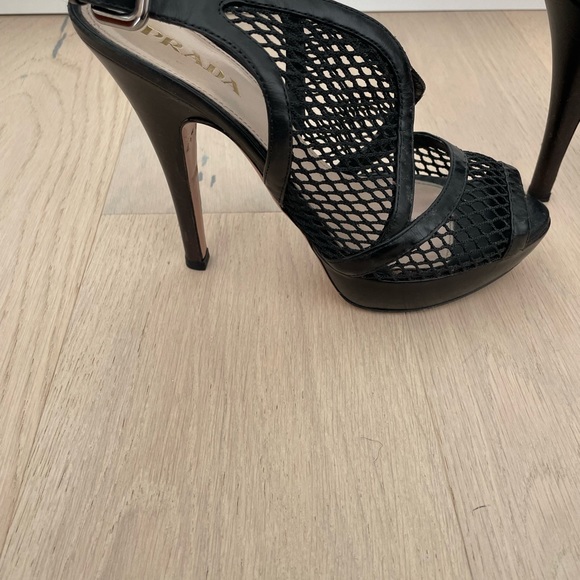 Vintage Prada net high heels size 37.5 - Picture 4 of 5